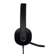 Auriculares Logitech H540/ con Micrófono/ USB/ Negros PC/Mac/Portátil – Negro