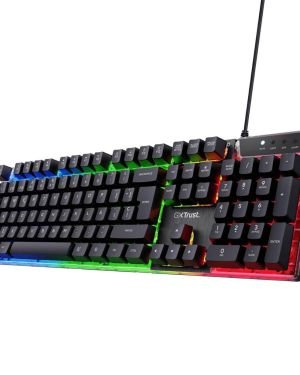 Trust Gaming GXT 835 Azor Teclado Retroiluminado, Disposición QWERTY Español