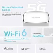 TP-Link Archer NX200 | Router Inalámbrico Dual-Banda AX1800 5G Gigabit | 5G SA NSA, SIM, Wi-Fi 6, 4G LTE FDD TDD, Modo Router, Puerto Gigabit, Plug and Play, EasyMesh