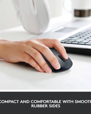 Ratón Inalámbrico Logitech M235/ Hasta 1000 DPI/ Gris – Compatible con PC, Mac, portátil, Chromebook – Gris