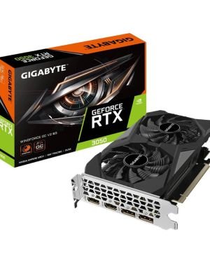 Tarjeta Gráfica Gigabyte GeForce RTX 3050 WindForce OC V2/ 6GB GDDR6