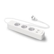 Tapo P300 Regleta inteligente de Wi-Fi con 3 Enchufes y 3 USB, Carga rápida de 18 W, Compatible con Alexa y Google Home, Regleta Alexa