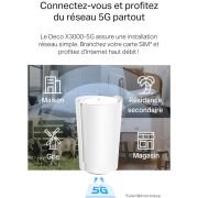 TP-Link Deco X3000-5G LTE – Router Wi-Fi 6 AX3000, tecnología 5G, 1 × 2, Puerto de 5 Gbps + 2 Puertos Gigabit