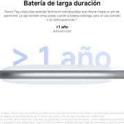 Xiaomi Smart Tag Llavero Localizador BLUETOOTH Inteligente Anti-pérdida Blanco (BHR08SPGL)