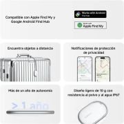 Xiaomi Smart Tag Llavero Localizador BLUETOOTH Inteligente Anti-pérdida Blanco (BHR08SPGL)