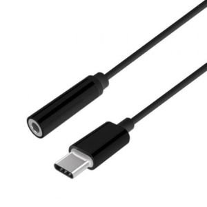 Conversor USB Tipo-C Aisens A109-0385 / USB Tipo-C Macho - Jack 3.5 Hembra