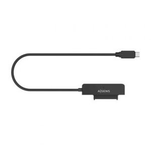 Adaptador para Discos Duros 2.5" Aisens ASE-25C04B / USB Tipo-C 3.1 Macho - SATA