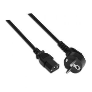 Cable Alimentación Aisens A132-0168 / CEE(7-7) Macho - C13 Hembra / Hasta 1500W / 3m / Negro