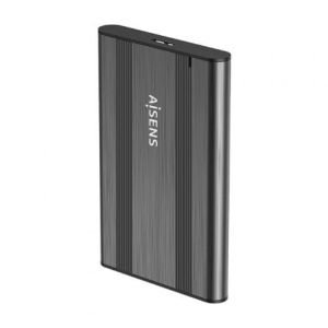 Caja Externa para Disco Duro de 2.5" Aisens ASE-2526GR / USB 3.1 / Sin tornillos