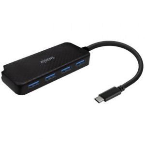 Hub USB Tipo-C Aisens A109-0715 / 4xUSB