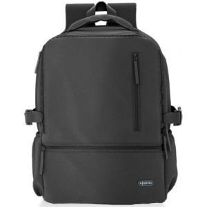 Mochila Aisens ASBG-BP086-BK para Portátiles hasta 15.6" / Impermeable / Negro