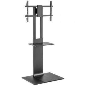 Soporte de Suelo Inclinable / Giratorio con Bandeja DVD Aisens FT86TSE-399 para TV de 37-86" / hasta 50kg
