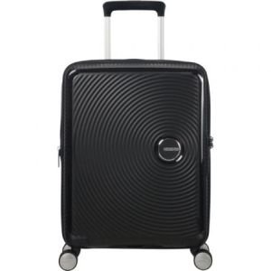 Maleta de Cabina American Tourister SoundBox Spinner 55cm / 55x40x20cm / 4 Ruedas / Negra