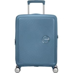 Maleta de Cabina American Tourister SoundBox Spinner 55cm / 55x40x20cm / 4 Ruedas / Azul Piedra