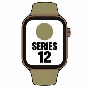 Apple Watch Series 12 / GPS / Cellular / 46mm / Bronce Oscuro / Correa Deportiva Verde Oliva (M / L)