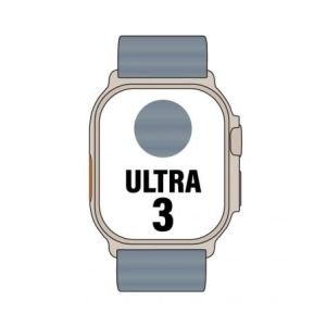Apple Watch Ultra 3 GPS / Cellular 49mm Caja de Titanio Natural / Correa Ocean Azul Naútico