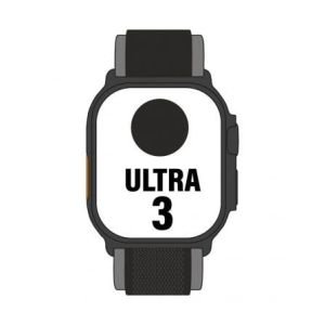 Apple Watch Ultra 3 / GPS / Cellular / 49mm / Caja Titanio Negro / Correa Trail Loop Negra S / M