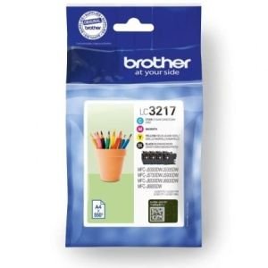 Cartucho de Tinta Original Brother LC3217VAL / Multipack / Negro / Cian / Magenta / Amarillo