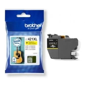 Cartucho de Tinta Original Brother LC421XL Alta Capacidad / Amarillo