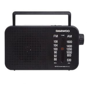 Radio Portátil Daewoo DW1123 / Negra