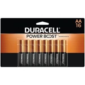 Pack de 16 Pilas AA Duracell Plus Power Boost DPBLR6B16 / 1.5V / Alcalinas