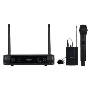 Micrófono Inalámbrico Doble Mano y Petaca UHF Fonestar SONAIR-2MP / Incluye Receptor