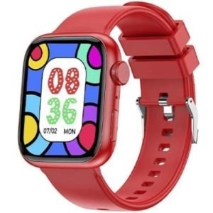Smartwatch Forever IGo Watch 3 JW-500 / Notificaciones / Frecuencia Cardíaca / Rojo
