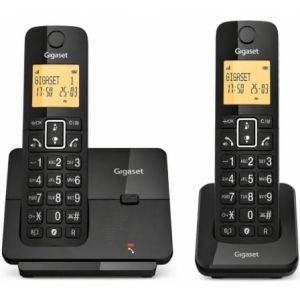 Teléfono Inalámbrico Gigaset Essential 300 DUO / Negro