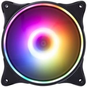 Ventilador Hiditec N18 ARGB / 12cm / Negro