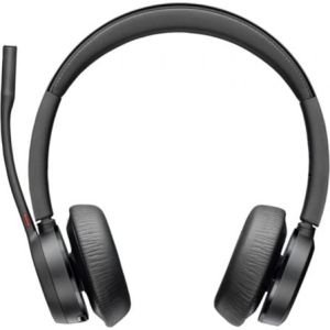 Auriculares Inalámbricos Poly Voyager 4320 para Microsoft Teams + Adaptador BT700 / con Micrófono / Bluetooth / Negros