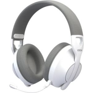 Auriculares Gaming Inalámbricos con Micrófono Krom Phase / Bluetooth / Jack 3.5 / USB 2.0 / Blancos