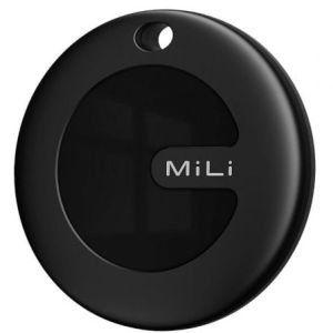 Localizador Leotec EasyTag Dual / Negro / Incluye Llavero Marrón