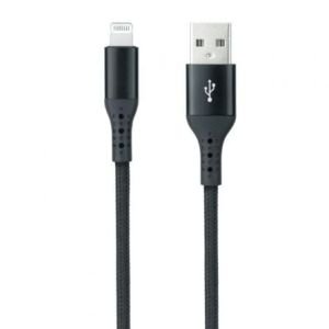 Cable USB 2.0 Lightning Nanocable 10.10.0401-COBK / USB Macho - Lightning Macho / 1m / Negro