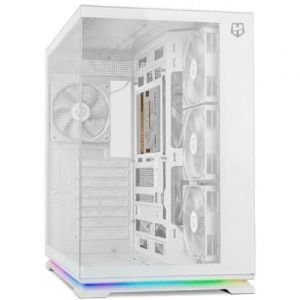 Caja Gaming Semitorre Nox Hummer Galaxy / Blanca