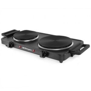 Cocina Eléctrica Orbegozo PE2855 / 2 placas 155 y 185mm / 1000W - 1500W