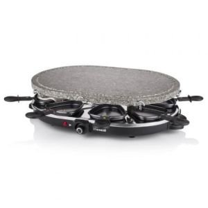 Parrilla Princess Stone 8 Oval & Raclette 162720 / 1200W / Tamaño 430*300mm