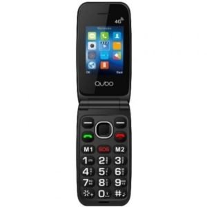 Teléfono Móvil Qubo NEO2 NW BK 4G para Personas Mayores / Negro