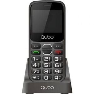 Teléfono Móvil Qubo X-230BKC 4G para Personas Mayores / Negro
