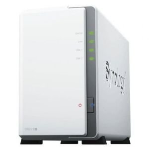 NAS Synology Diskstation DS223J / 2 Bahías 3.5"- 2.5" / 1GB DDR4 / Formato Torre